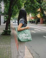 Coffee & Things Market Tote Bag